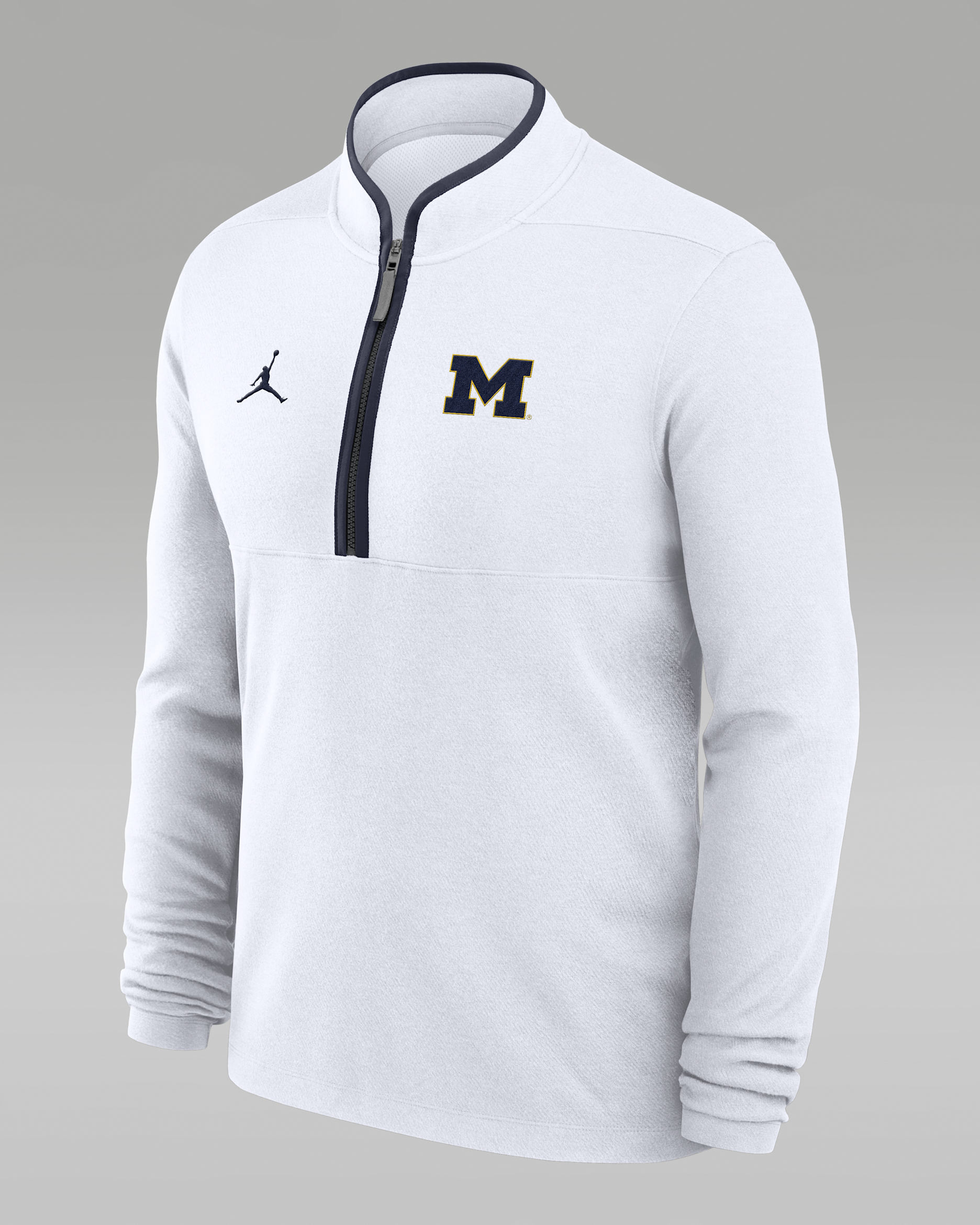 Michigan Victory Men's Jordan Brand Dri-FIT College 1/2-Zip Long